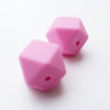 Poliedro de silicona alimentaria 17mm, rosa