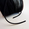 Cordón de antelina 2,5mm, negro