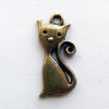 Charm de gato, bronce