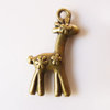 Charm jirafa, bronce