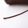 Cordón de algodón encerado suave 1,8mm, marrón