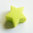 estrella de silicona alimentaria 15mm, pistacho