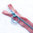 Cremallera inyectada bicolor 20cm, rosa y azul