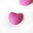 Corazón silicona alimentaria 17mm, rosa