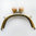Boquilla de clip madera 12,5cm, camel bronce